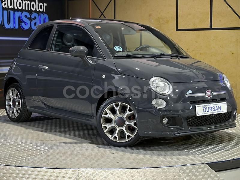 Usado Fiat 500S S 85 CV (62 kW) 2014 Gris / plata Berlina