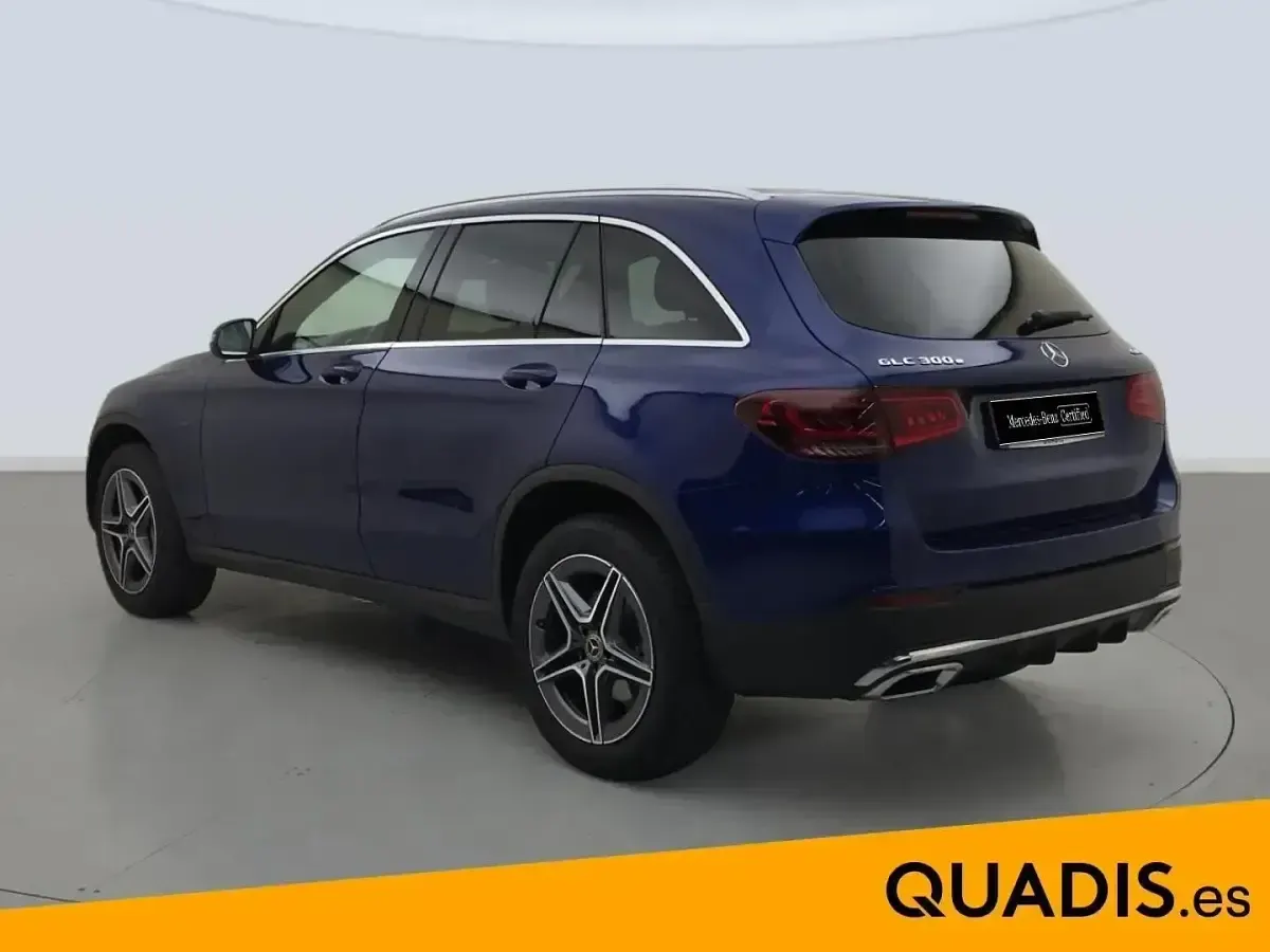 Usado Mercedes GLC300e 320 CV (235 kW) 2021 Azul SUV