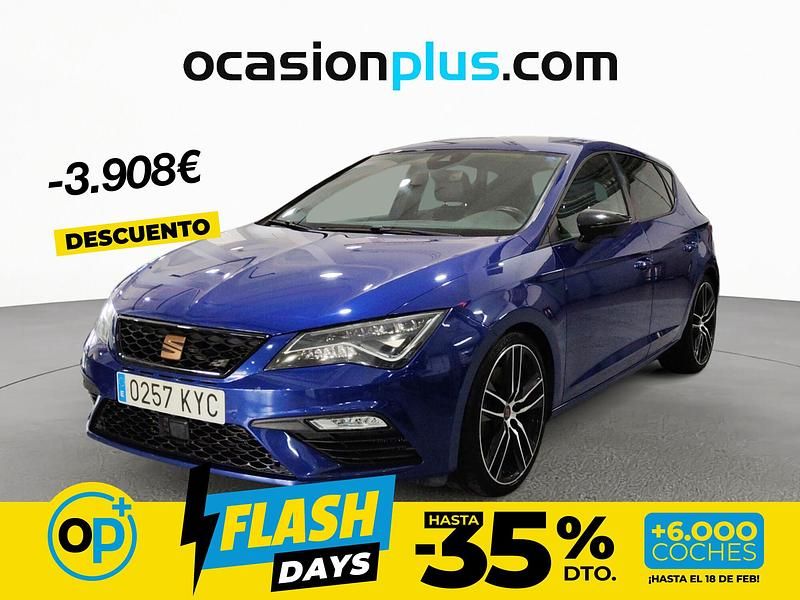 Usado Seat Leon CUPRA 290 CV (213 kW) 2019 Azul Berlina