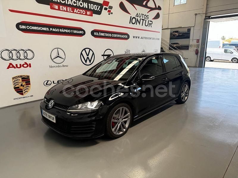 Negro Usado 2015 VW Golf VII GTD Berlina | 16.900 € (Precio justo) - Imagen 1/4