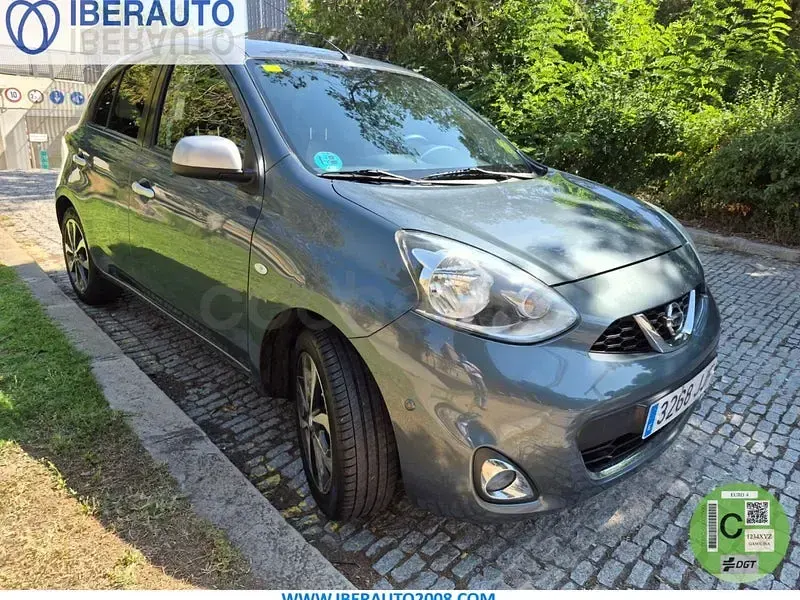 Usado Nissan Micra N-TEC 80 CV (58 kW) 2015 Gris / plata Utilitario
