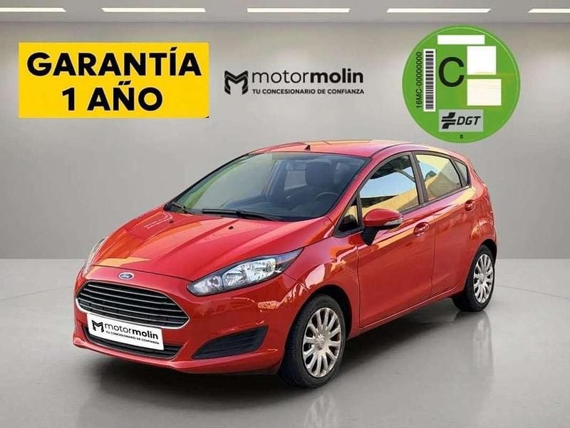 Rojo Usado 2014 Ford Fiesta Titanium Utilitario | 7500 € (Buen precio) - Imagen 1/4