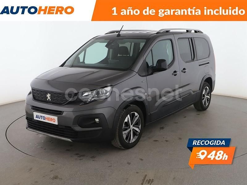 Gris Usado 2019 Peugeot Rifter GT-line Monovolumen | 18.399 € (Precio justo) - Imagen 1/3