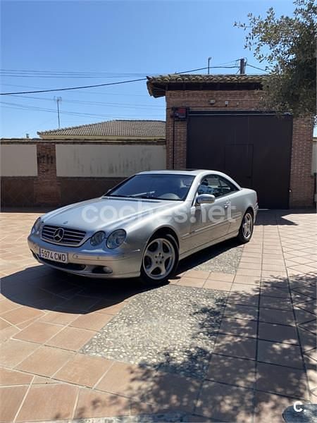 Usado Mercedes CL500 306 CV (225 kW) 2003 Gris / plata Coupe