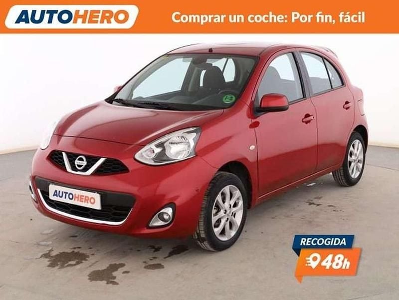 Usado Nissan Micra Acenta 80 CV (58 kW) 2014 Rojo Utilitario
