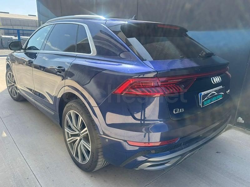 Usado Audi Q8 S-line plus 286 CV (210 kW) 2021 Azul SUV