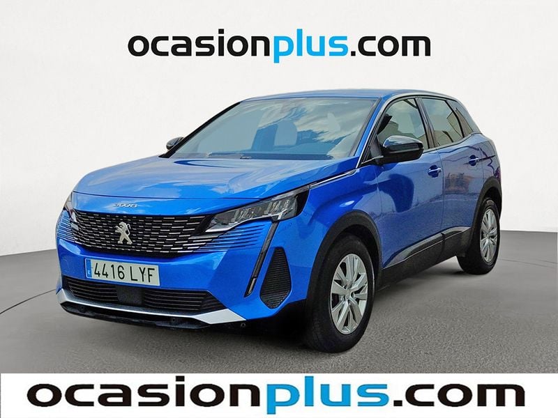 Azul Usado 2022 Peugeot 3008 Active SUV | 16.900 € (Precio justo) - Imagen 1/4