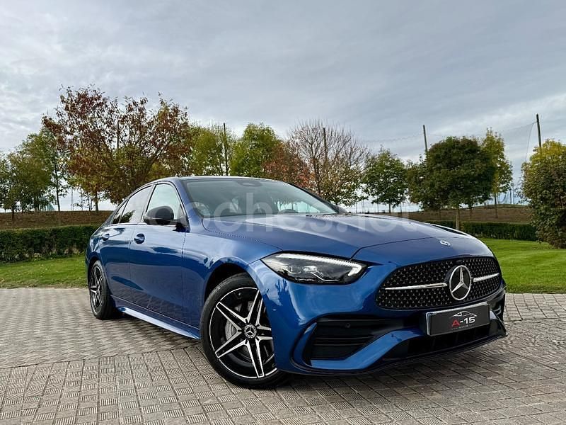 Usado Mercedes C220 200 CV (147 kW) 2023 Azul Berlina