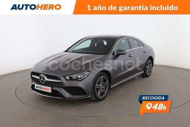 Gris Usado 2021 Mercedes CLA250e AMG line Berlina | 29.899 € (Super precio) - Imagen 1/3