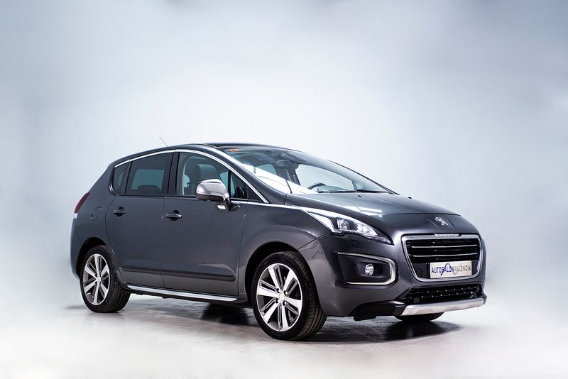 Usado Peugeot 3008 Allure 150 CV (110 kW) 2014 Gris Familiar