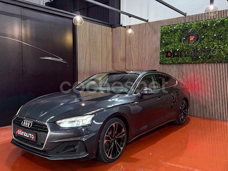 Gris / plata Usado 2022 Audi A5 Sportback Advanced Plus Utilitario | 29.900 € (Buen precio) - Imagen 1/3