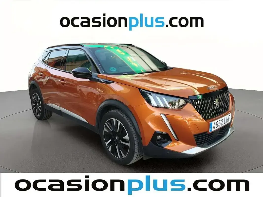 Usado Peugeot 2008 GT-line 131 CV (96 kW) 2020 Naranja SUV