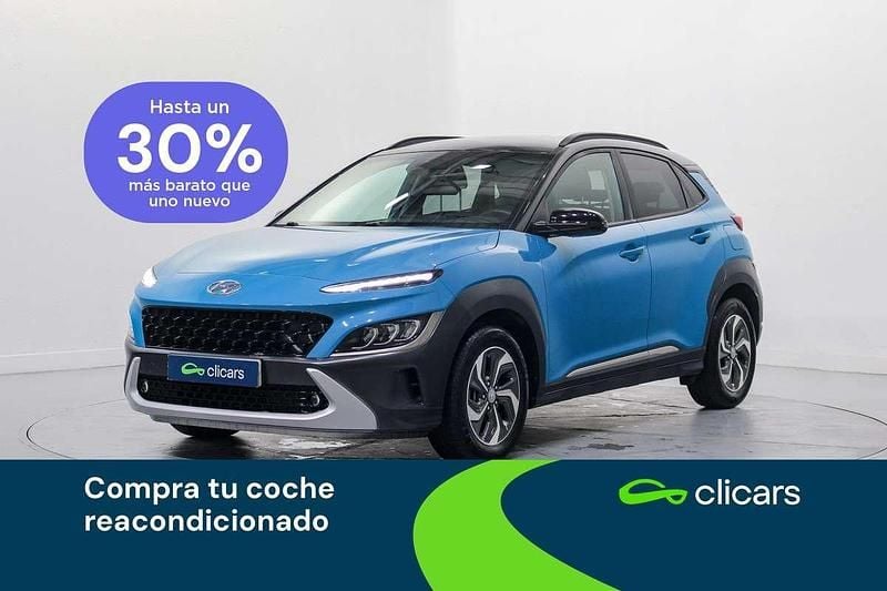 Azul Usado 2021 Hyundai Kona SUV | 17.590 € (Precio justo) - Imagen 1/4