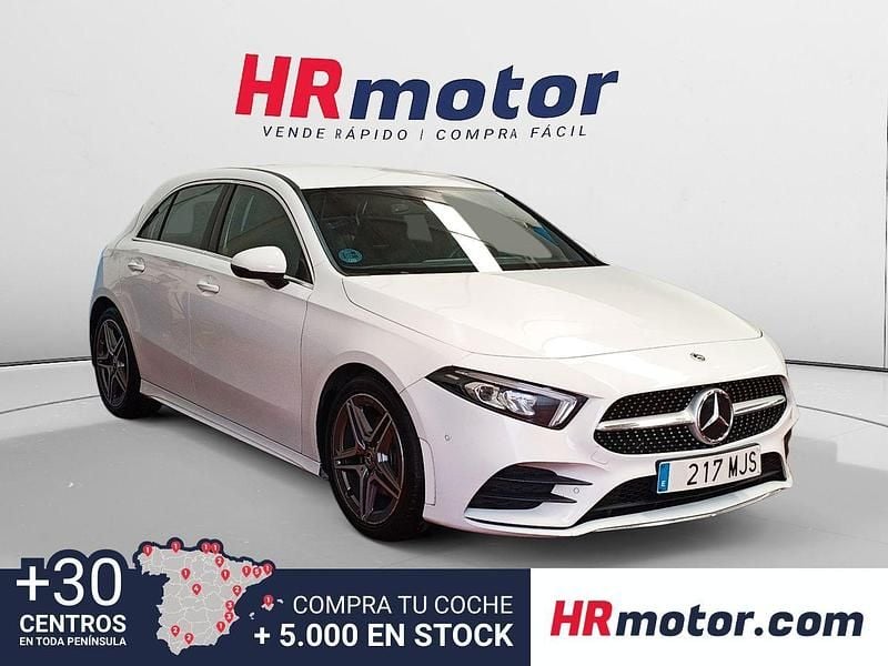 Blanco Usado 2023 Mercedes A180 AMG line Berlina | 28.450 € (Precio justo) - Imagen 1/4
