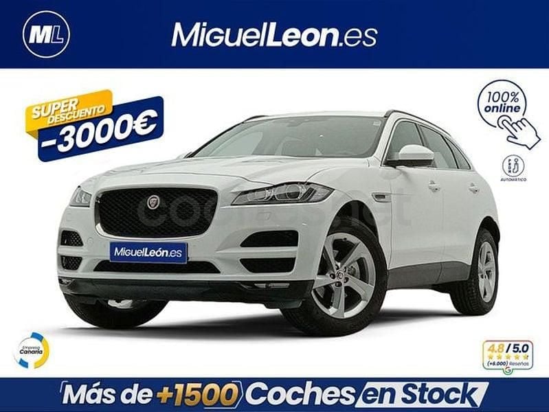 Usado Jaguar F-Pace Portfolio 181 CV (133 kW) 2019 Blanco SUV