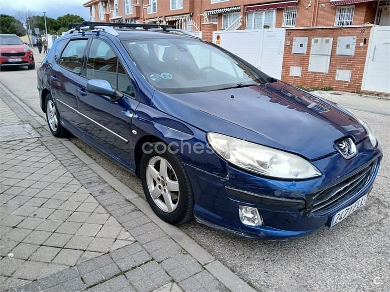 Usado Peugeot 407 136 CV (100 kW) 2007 Azul Familiar