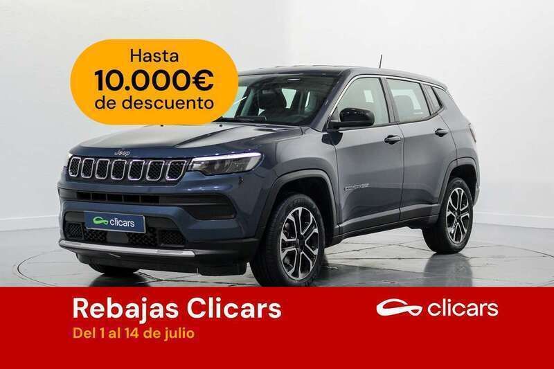 Azul Usado 2024 Jeep Compass Altitude SUV | 26.390 € (Precio justo) - Imagen 1/4