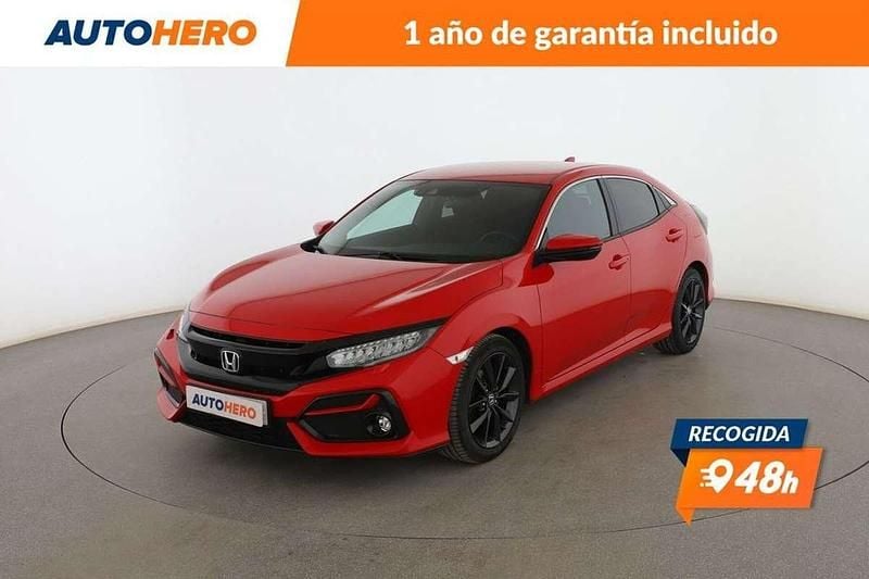 Rojo Usado 2020 Honda Civic Elegance Berlina | 18.856 € (Buen precio) - Imagen 1/3