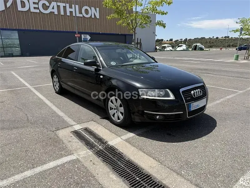 Usado Audi A6 233 CV (171 kW) 2008 Negro Berlina