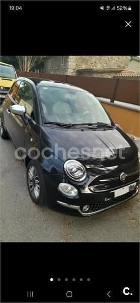 Usado Fiat 500 Mirror 69 CV (50 kW) 2017 Negro Berlina
