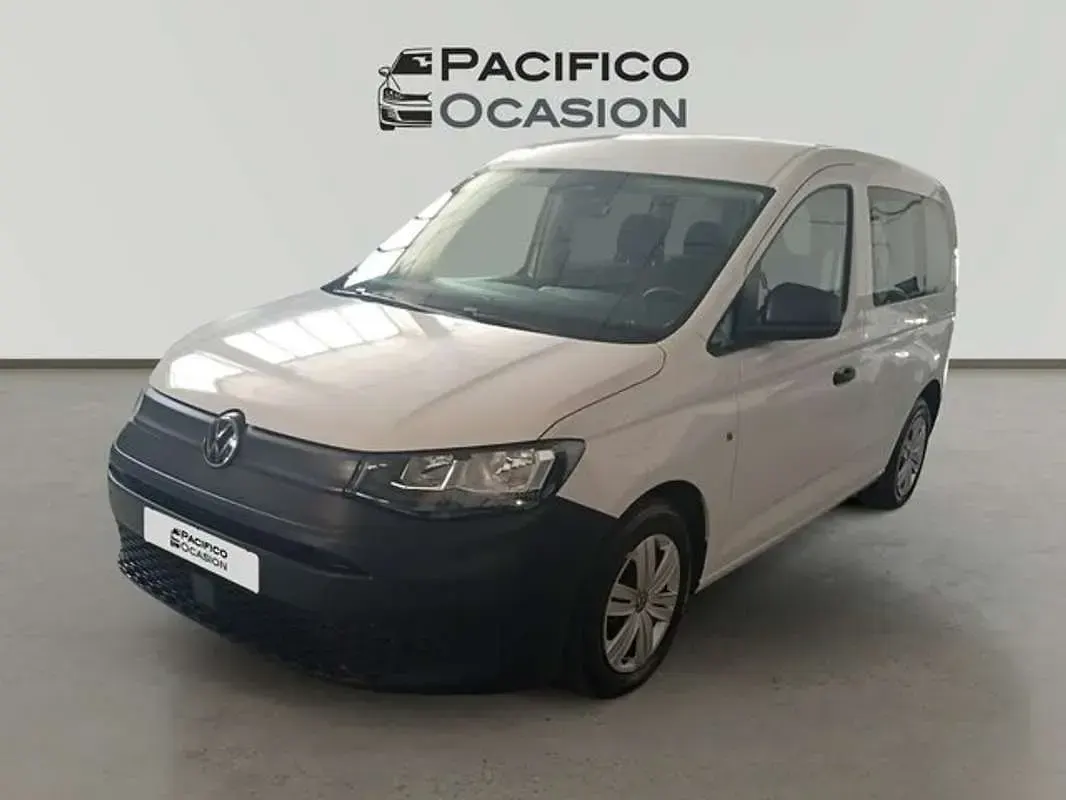 Usado VW Caddy 102 CV (75 kW) 2023 Blanco Monovolumen