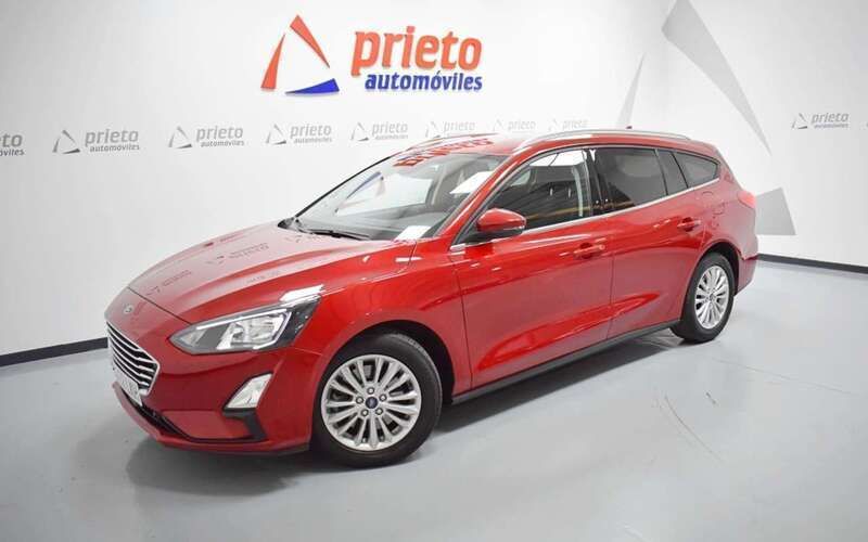 Burdeos Usado 2020 Ford Focus Titanium Familiar | 12.500 € (Buen precio) - Imagen 1/4