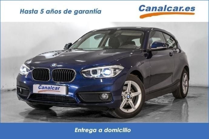 Azul Usado 2015 BMW 116 Utilitario | 8671 € (Buen precio) - Imagen 1/4