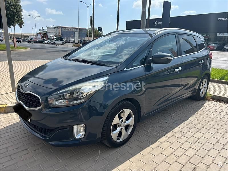 Azul Usado 2015 Kia Carens Monovolumen | 8600 € (Precio justo) - Imagen 1/4