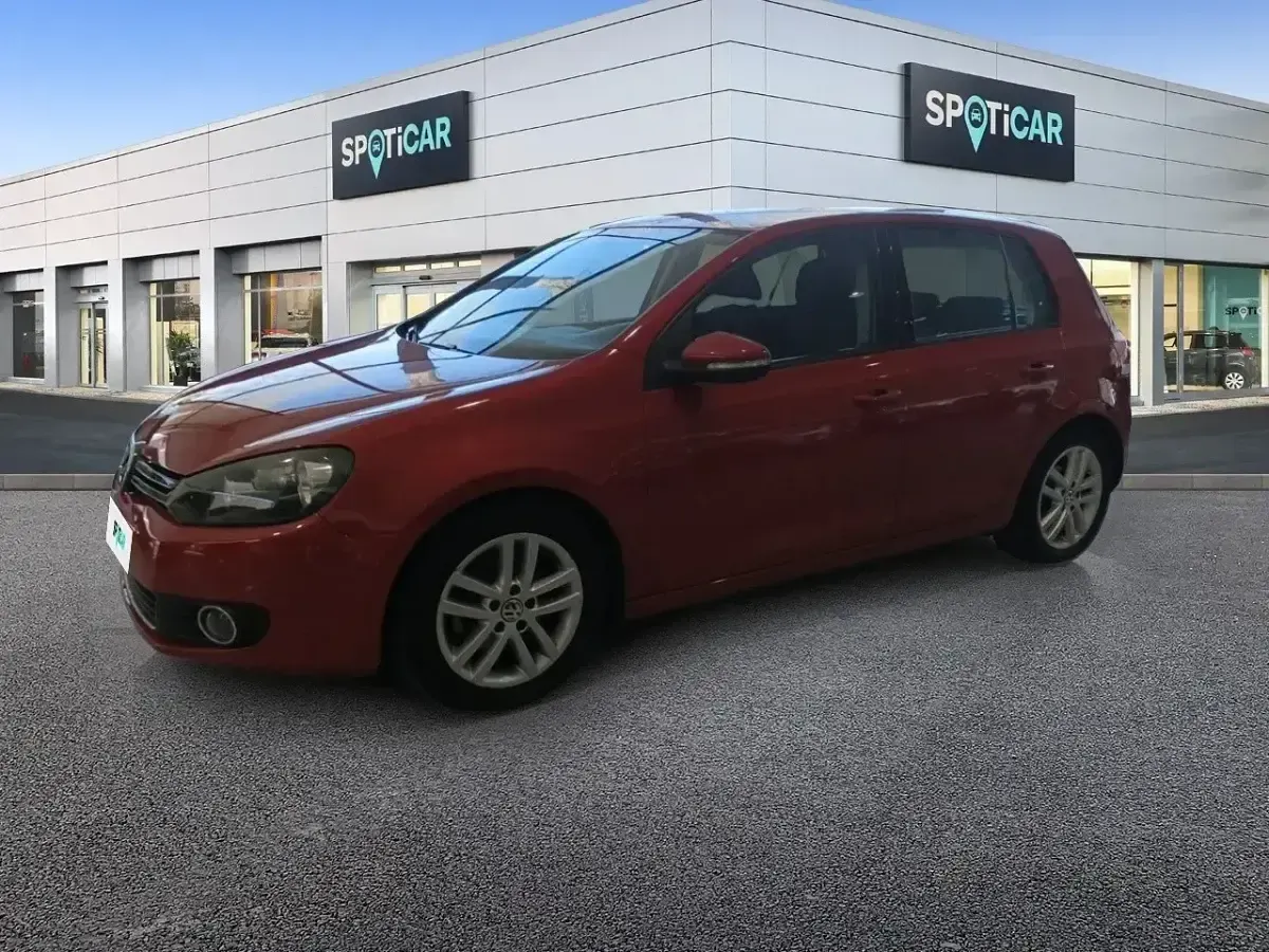 Usado VW Golf VI Sport 110 CV (80 kW) 2009 Rojo Utilitario