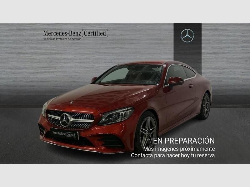 Blanco Usado 2021 Mercedes C220 AMG line Coupe | 35.990 € (Buen precio) - Imagen 1/4