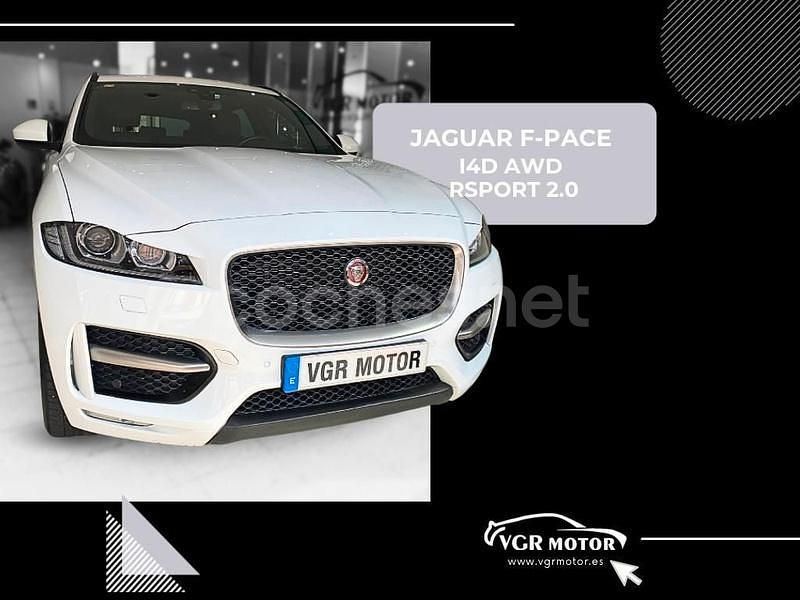 Blanco Usado 2017 Jaguar F-Pace R-Sport SUV | 23.995 € (Un poco caro) - Imagen 1/4
