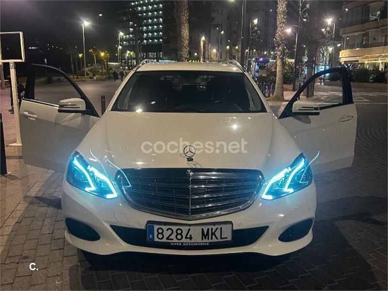 Usado Mercedes E350 Elegance 211 CV (155 kW) 2013 Blanco Familiar