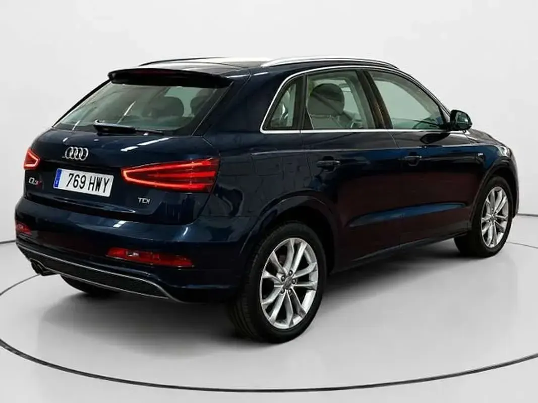 Usado Audi Q3 S-Line 140 CV (102 kW) 2014 Azul SUV