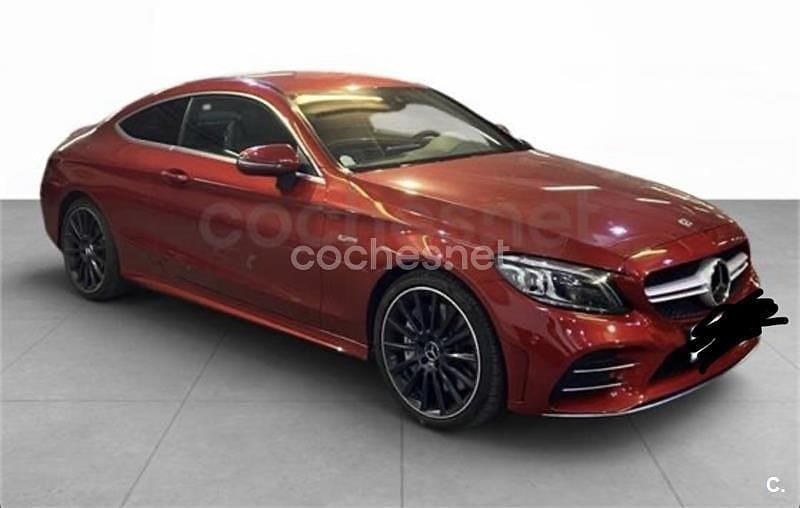 Usado Mercedes C300e 258 CV (189 kW) 2021 Granate Coupe