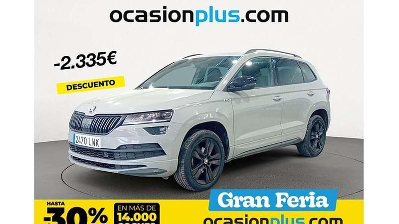 Gris Usado 2022 Skoda Karoq SportLine SUV | 22.719 € (Precio justo) - Imagen 1/4