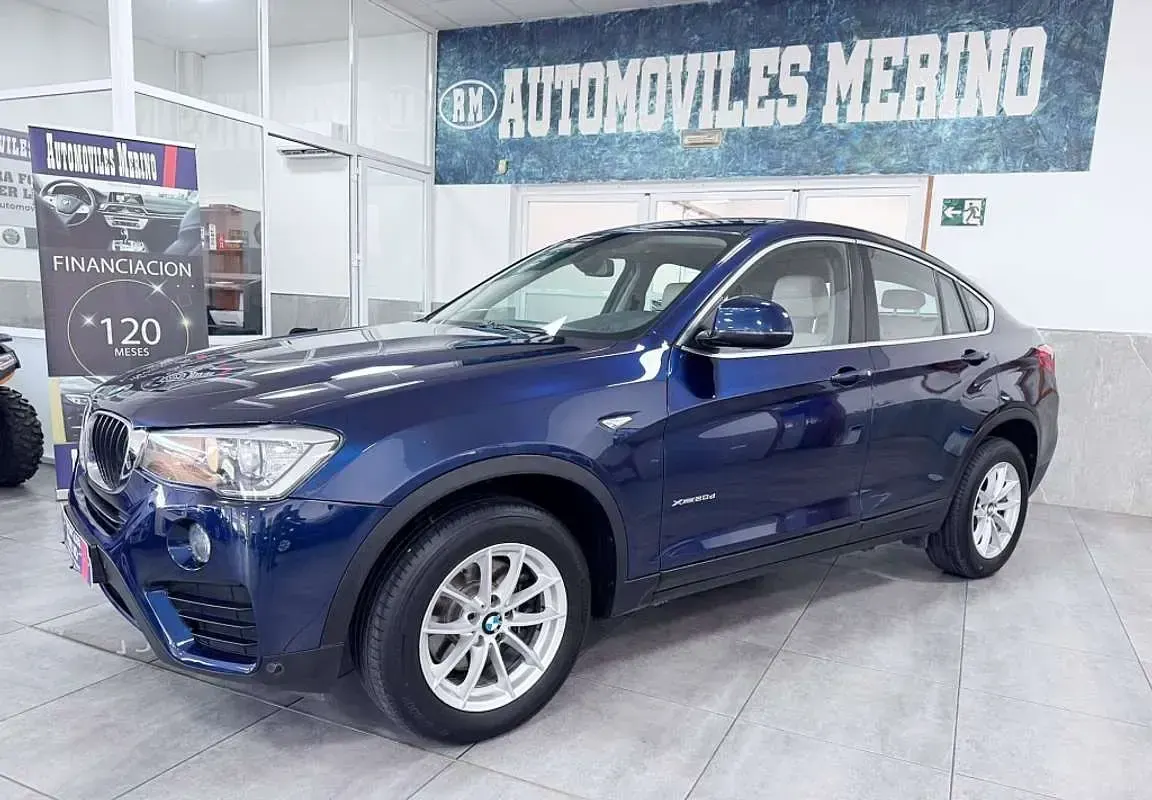Usado BMW X4 190 CV (139 kW) 2015 Azul SUV