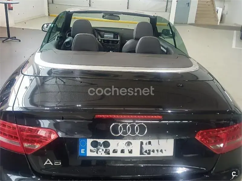 Usado Audi A5 Cabriolet 170 CV (125 kW) 2012 Negro Descapotable