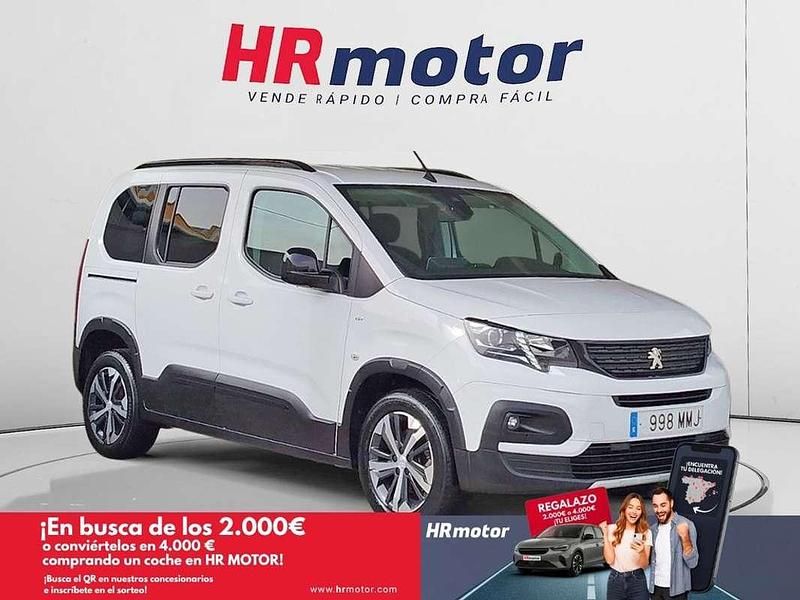 Blanco Usado 2023 Peugeot Rifter GT Monovolumen | 19.690 € (Buen precio) - Imagen 1/4