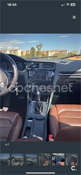 Usado VW Golf VII Sportline 105 CV (77 kW) 2013 Marrón Familiar