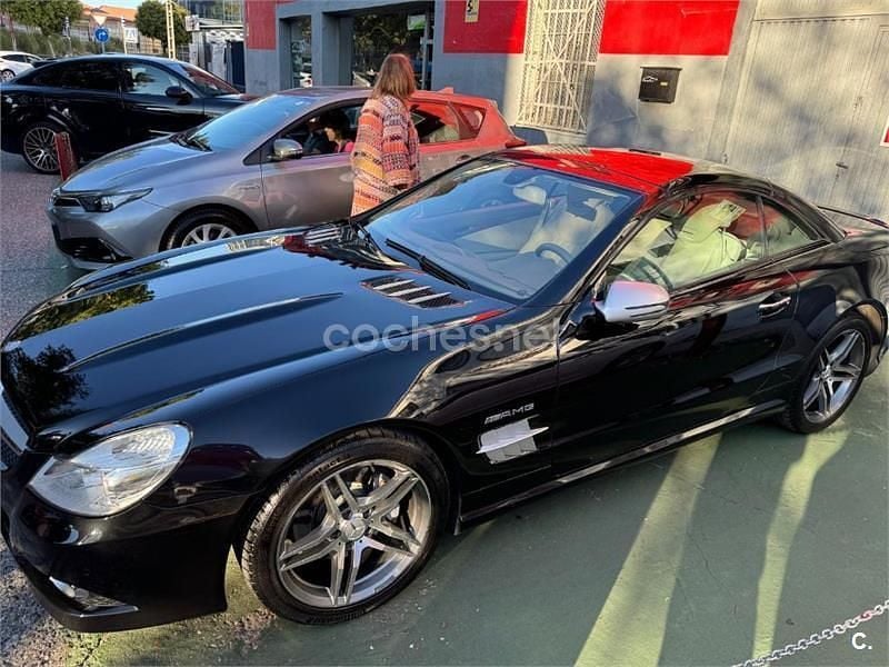 Usado Mercedes SL350 272 CV (200 kW) 2008 Negro Descapotable