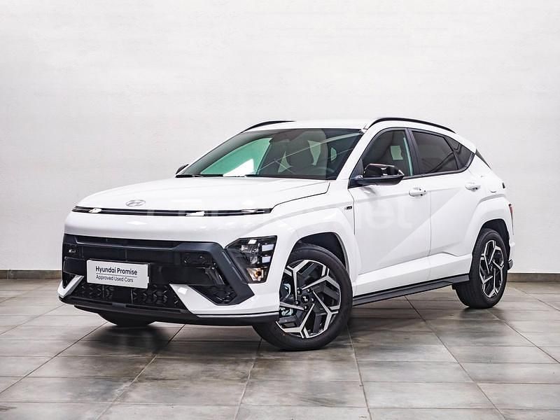 Blanco Usado 2024 Hyundai Kona N Line SUV | 23.990 € (Un poco caro) - Imagen 1/4