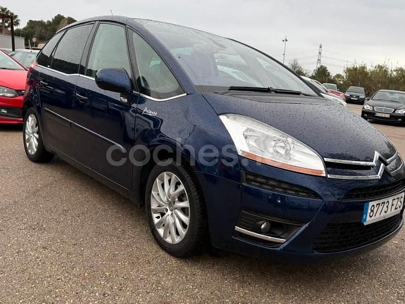 Azul Usado 2008 Citroën C4 Picasso Exclusive Monovolumen | 5999 € (Precio justo) - Imagen 1/4