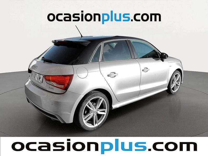 Usado Audi A1 Sportback S-Line 125 CV (91 kW) 2018 Gris plata Utilitario