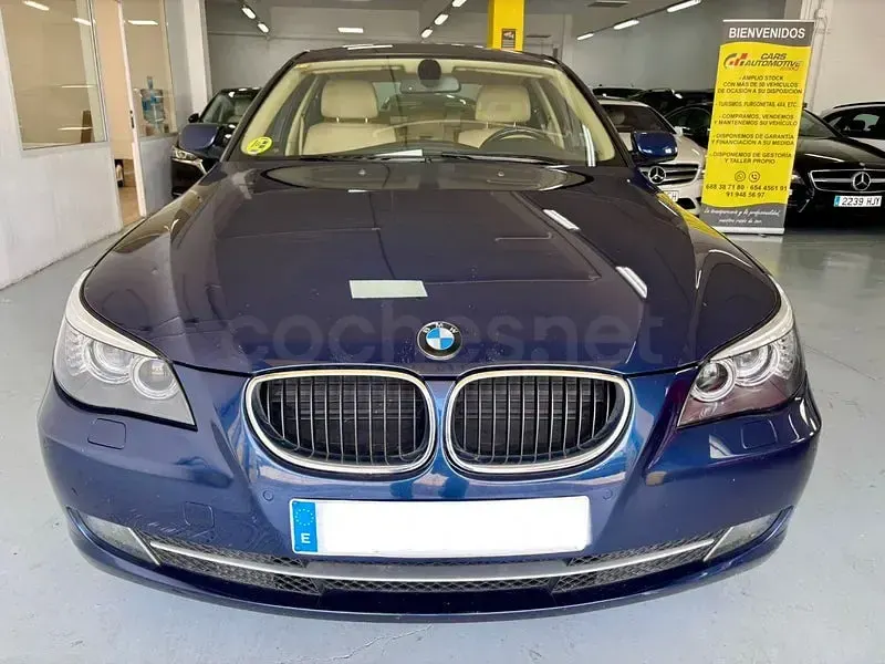 Usado BMW 520 Sport Line 177 CV (130 kW) 2008 Azul Berlina