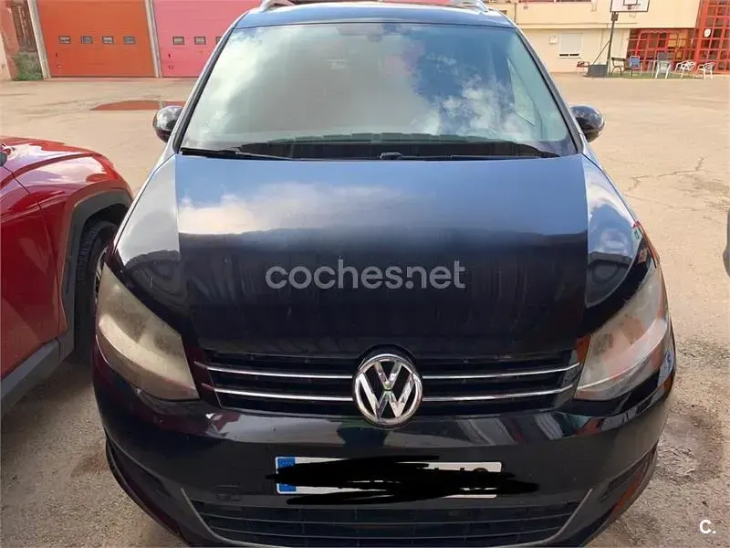 Usado VW Sharan Advance 140 CV (102 kW) 2012 Negro Monovolumen