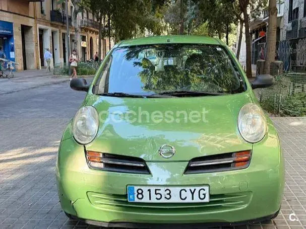 Usado Nissan Micra Tekna 80 CV (58 kW) 2004 Verde Utilitario