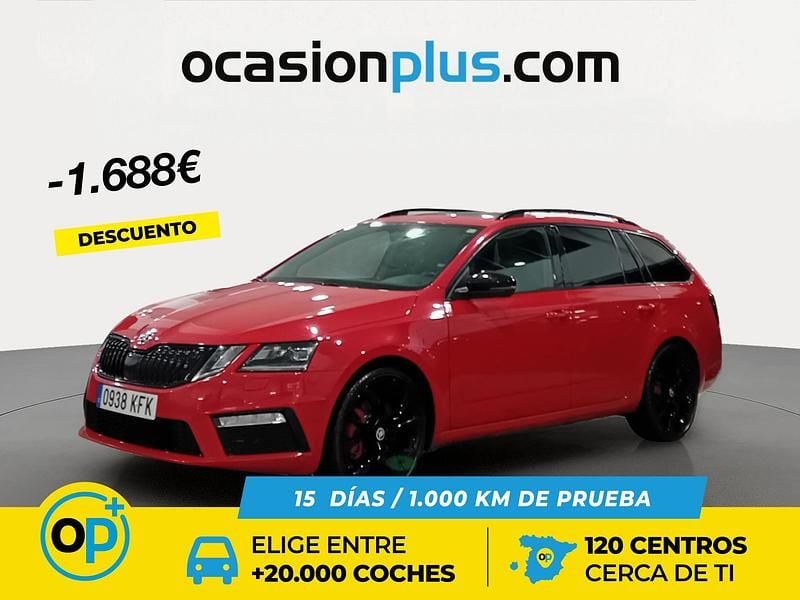 Rojo Usado 2017 Skoda Octavia RS Familiar | 22.800 € (Un poco caro) - Imagen 1/4
