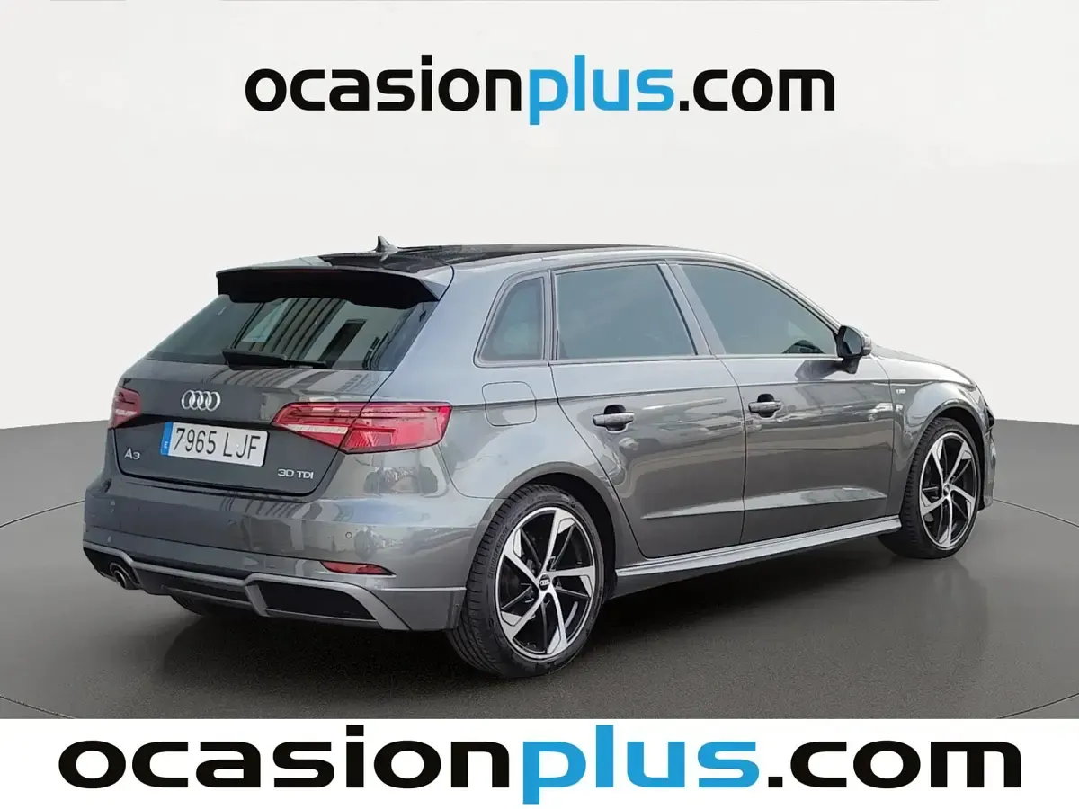 Usado Audi A3 Sportback S-Line 116 CV (85 kW) 2020 Gris Utilitario