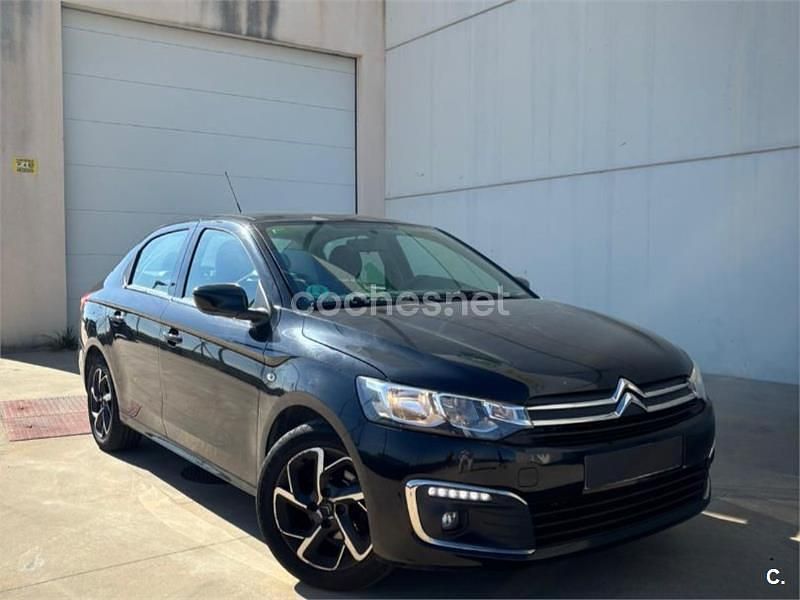Usado Citroën C-Elysee I Exclusive 100 CV (73 kW) 2018 Negro Berlina