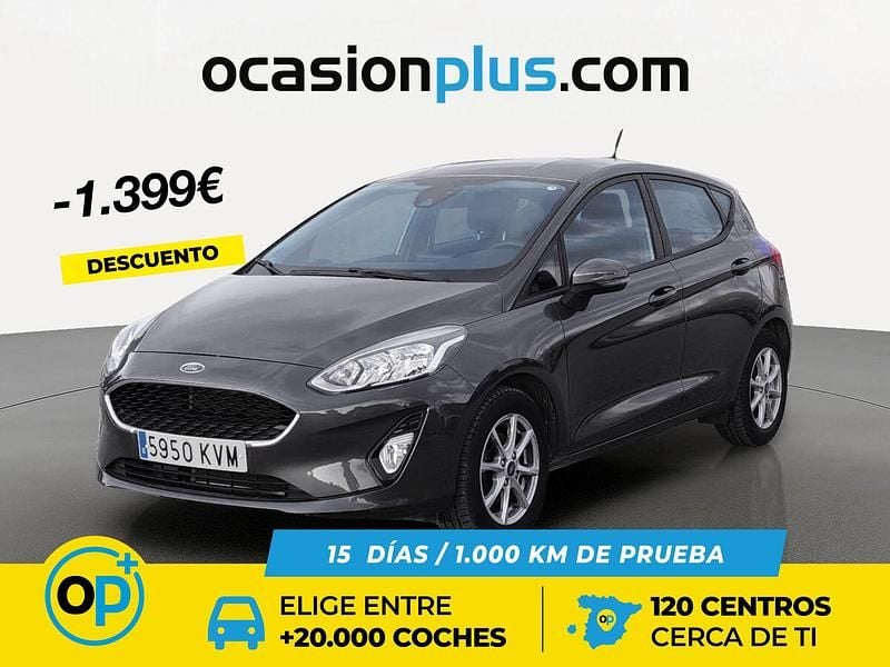 Usado Ford Fiesta Trend+ 85 CV (62 kW) 2019 Gris Utilitario